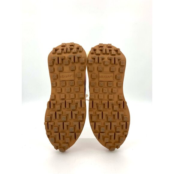 Lanvin Womens Pink Platform Lace-Up Sneakers Size 38 Casual Stylish Shoes With R - Picture 5 of 8